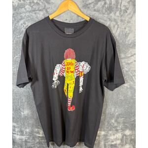 VTG Y2K Streetwear x Unfledged Death of Junk food graphic T-Shirt Men's XL